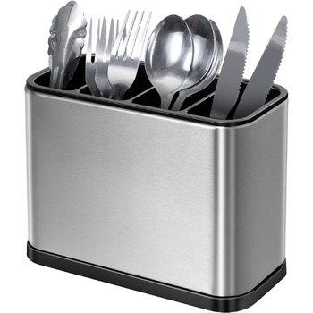 Тримач для столових приладів, 8.61 x 12.95 x 18.03 см, сірий OriwarE