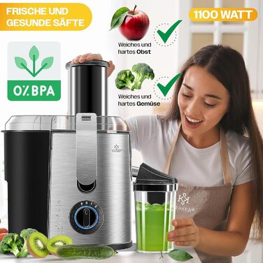 Соковижималка  для овочів і фруктів, 1100 Вт KESSER