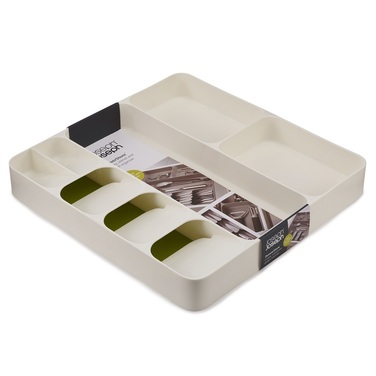 Органайзер для столових приладів і кухонного приладдя білий DrawerStore Joseph Joseph