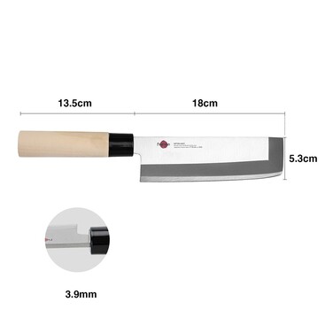 Японский топор накир Fissman KENSEI HANZO 18 см сталь AUS-8 (2583)