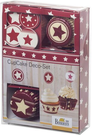 Набір прикрас для капкейков, 36 шт, Sterne RBV Birkmann