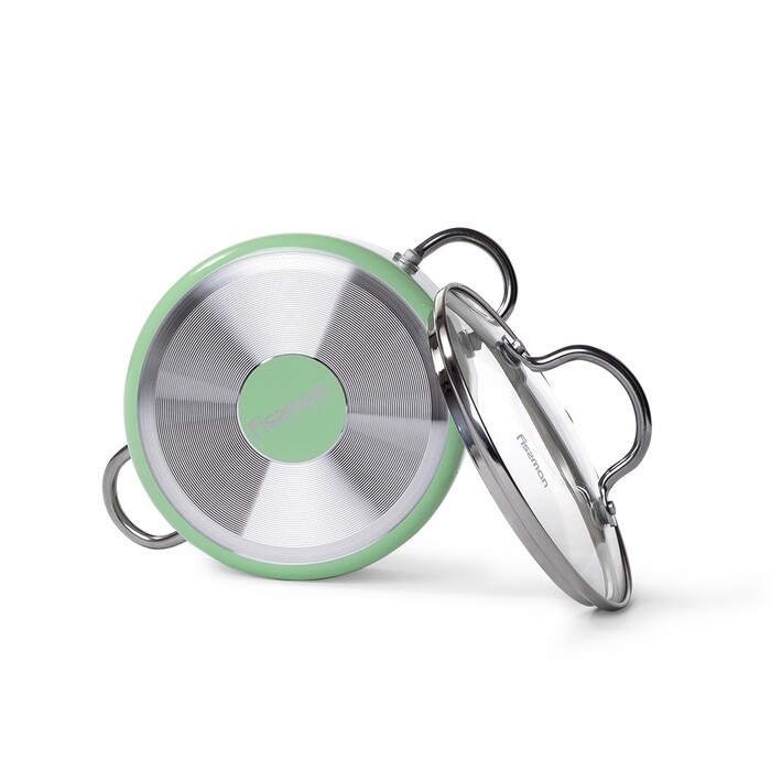 Каструля зі скляною кришкою  16 см 1,3 л MINI CHEF Fissman