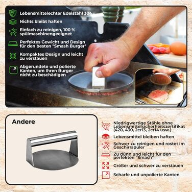 Профессиональный набор премиум-класса для барбекю из нержавеющей стали NORZN BROTHERS