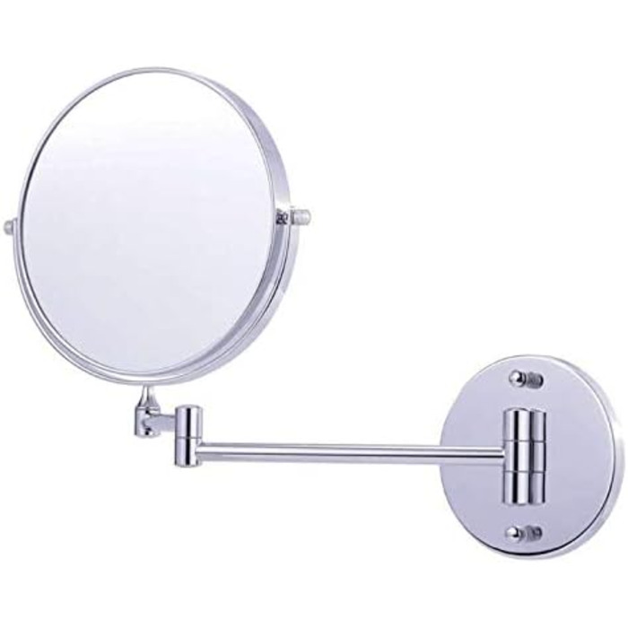 Дзеркало косметичне настінне 20 см з 5-кратним збільшенням, Vialex