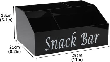 Органайзер для зберігання снеків 28 х 21 х 13 см ZoeQide