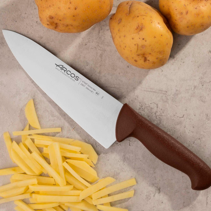 290728 Ніж кухарський 200 мм серія '2900' коричневий