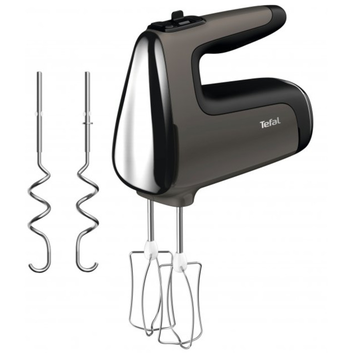 Tefal Міксер стаціонарний Powermix Silence 600Вт, насадки-4, чаша-метал, 2,5л, турборежим, сіро-чорний