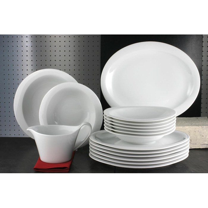 Столовий сервіз 16 предметів білий Top Life Seltmann