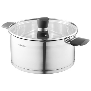 ARDESTO Gemini Pan, стеклянная крышка, 5,2 л, нержавеющая сталь