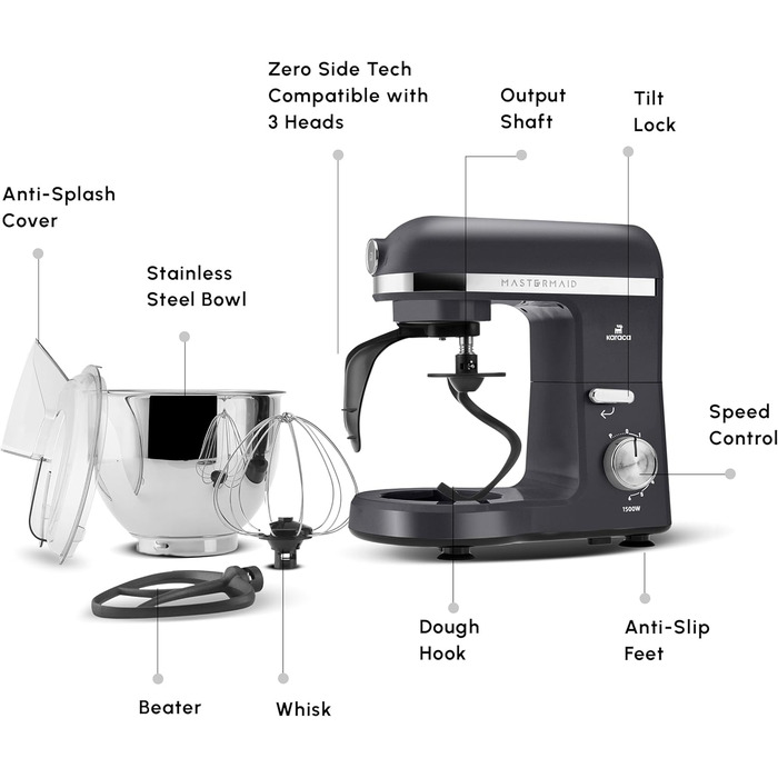 Міксер 5 л 1500 Вт KARACA
