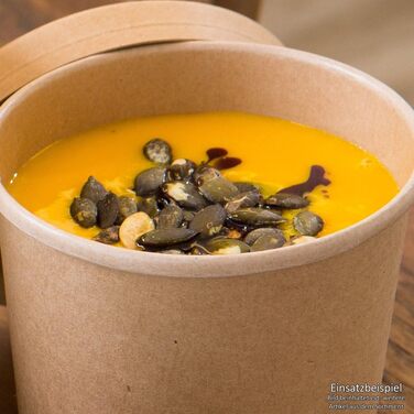 Набор бумажных стаканчиков для мороженого 25 шт. 200 мл BIOZOYG