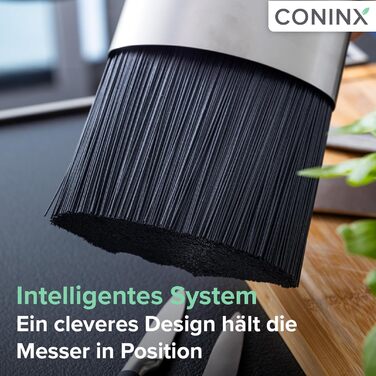 Ножовий блок підходить для всіх кухонних ножів  22,6 х 16,4 х 7 см Coninx