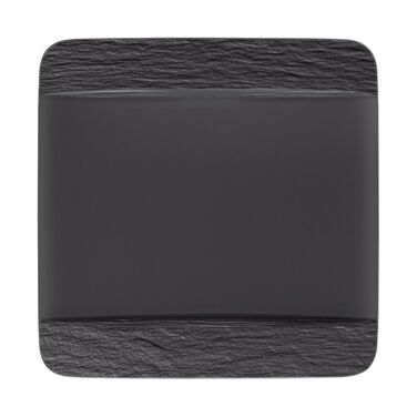 Тарілка 28 см Black/Gray Manufacture Rock Villeroy & Boch
