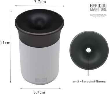 Попільничка для тютюнових стіків білий-сірий GC