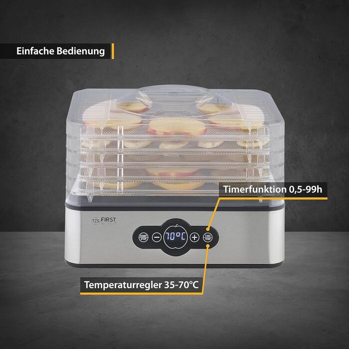 Дегідратор на 5 полиць, 240 Вт TZS First Austria