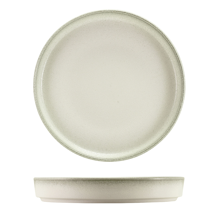 Тарілка презентаційна з бортиком 18*h 2.7 см, сіра, Sereno Cirrus, GenWare
