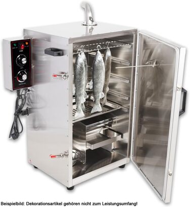 Електрична коптильня з нержавіючої сталі з термоізоляцією Beeketal