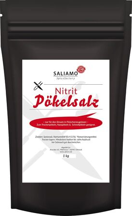 Соль нитритная 1 кг для производства колбас Saliamo