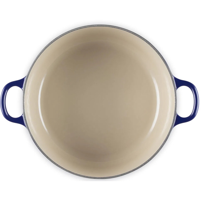 Жаровня 24 см із кришкою, темно-синя Tradition Le Creuset