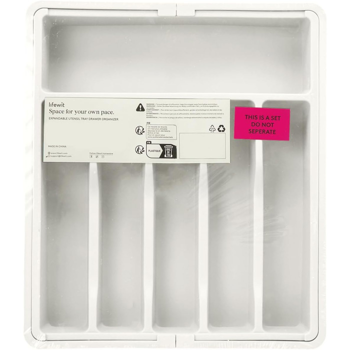 Лоток для столовых приборов, пластик, 57 x 38 x 5 см Lifewit