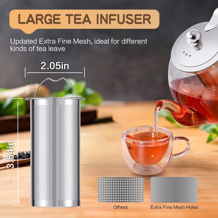 Заварочный чайник, 1200 мл с сетчатым фильтром zpose