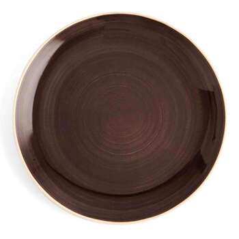 Тарелка Ariane Twister Mokka 24 см rimless AVCARN263011024