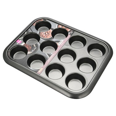 Форма для випічки Fissman 12-ти кексів 38x29,5x3,5 см (5651)