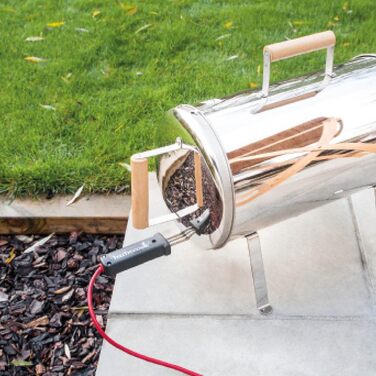 Електрична коптильня barbecook Otto 2.0 для теплого копчення, нержавіюча сталь, (64 x 26 x 36 см)