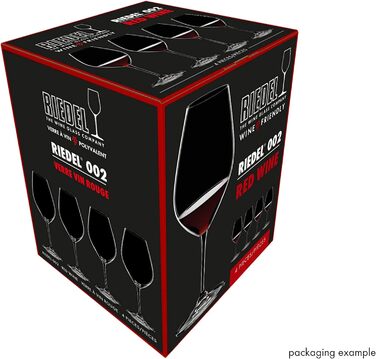 Келих для червоного вина 667 мл, набір 4 предмети Wine Friendly Riedel