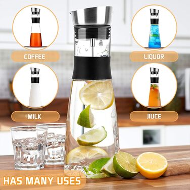 Стеклянный графин 1,2 л ZHHGOO