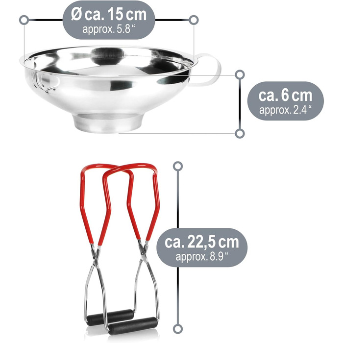 Набір для консервування з 2 предметів com-four