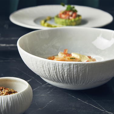 Салатник 1150 мл, 20 см, Incise Porcelain Lucine, GenWare