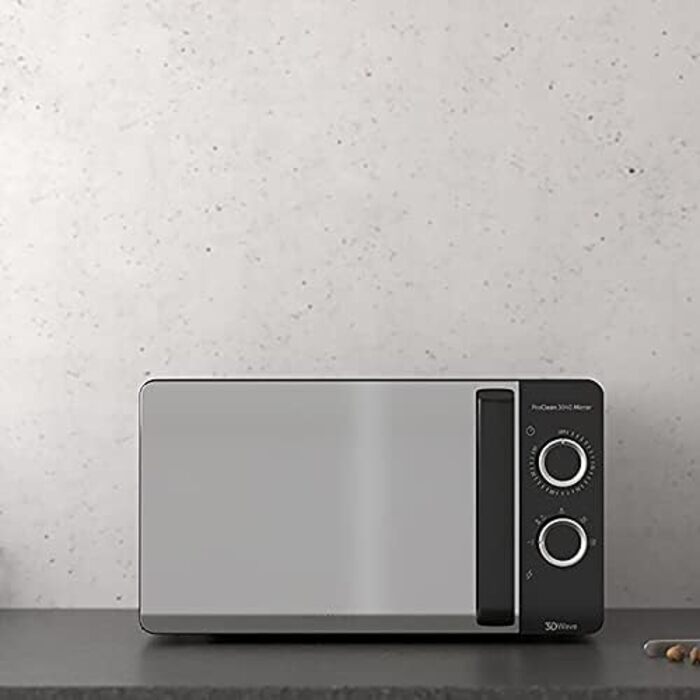 Мікрохвильова піч 1150 Вт, 20 л чорна ProClean 3040 Mirror Cecotec