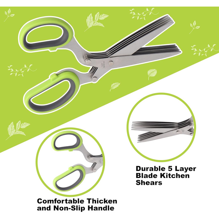 Кухонные ножницы с 5 лезвиями LUVCOSY