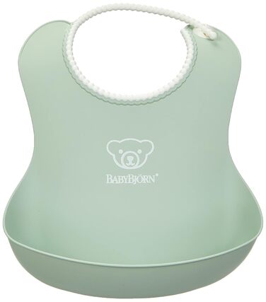 Слюнявчик для дітей, блідо-зелений BabyBjörn