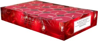 Ароматичні чайні свічки Pajoma 90, 3x30 шт. , ароматичні свічки, багато ароматів на вибір, висота 1,5 см, діаметр 3,5 см (гранат, 30)