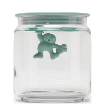 Ємність для зберігання 0,7 л прозора / мятна Gianni Alessi