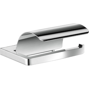 Тримач для туалетного паперу Keuco Moll (з кришкою, ширина рулону 100 мм, колір хром, закруглені краї) 12760010000