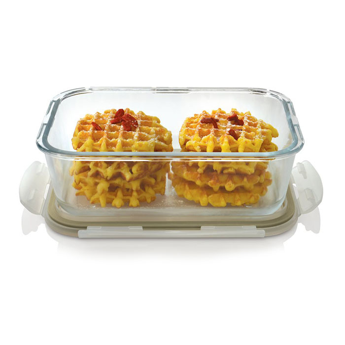 Контейнер скляний BergHOFF, прямокутний, 25 х 18,5 х 10 см, 1,7 л