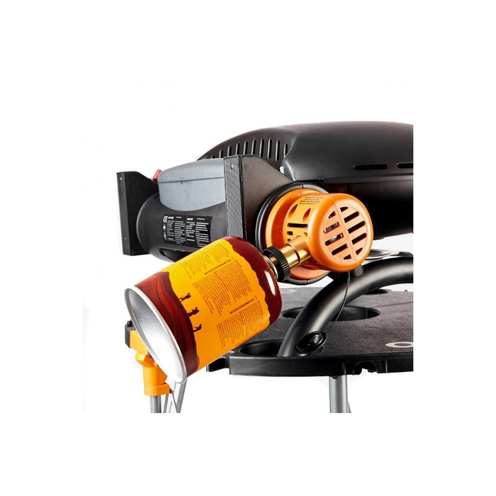 КОМПЛЕКТ Портативний переносний газовий гриль O-GRILL 500, червоний + шланг в подарунок! Код: 011676