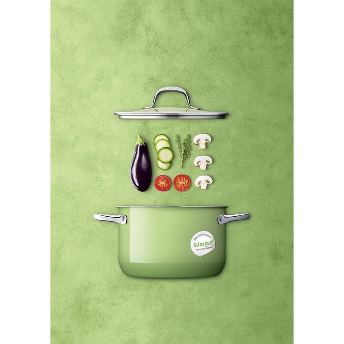 Набор кастрюль 8 предмета Passion Green Silit