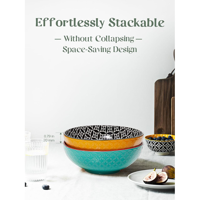 Набір з 2 салатниць 2 л, різнокольоровий Vibrant Joy Dowan