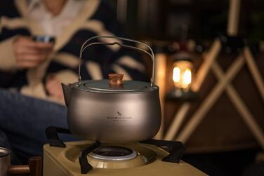 Титановый чайник для кемпинга 800 мл Boundless Voyage