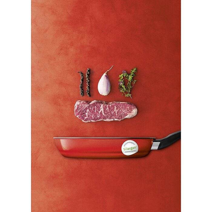 Сковорода висока з двома ручками 28 см Passion Energy Red Silit