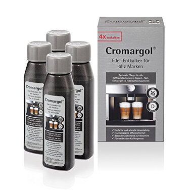 Кавоварка Stelio Aroma Glas Digital WMF + Засіб від нальоту 100 мл набір 4 предмети Cromargol WMF