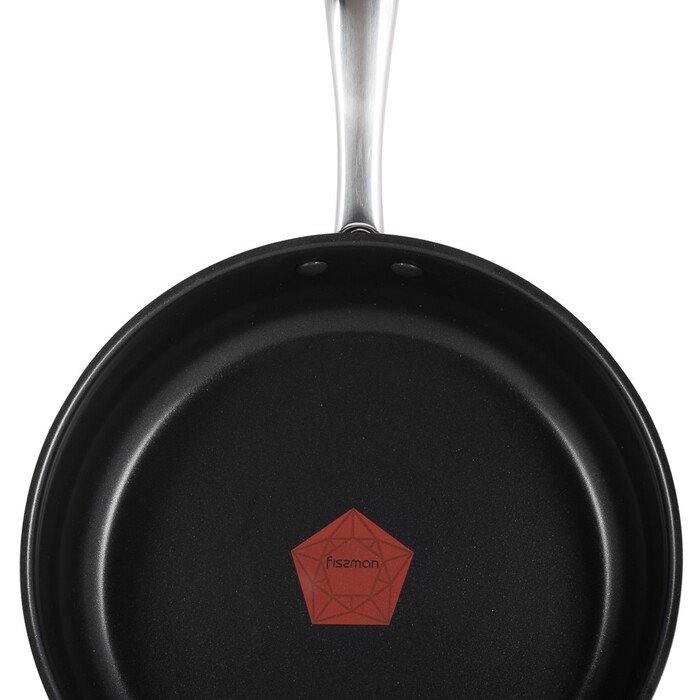 Сковорідка Fissman FORCE 26x7 см з індукційним антипригарним дном алюміній (5466)