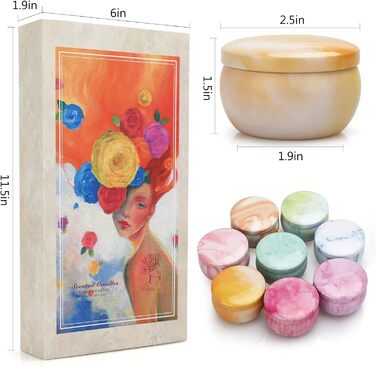 Ароматичні свічки 8 шт. NVGCX