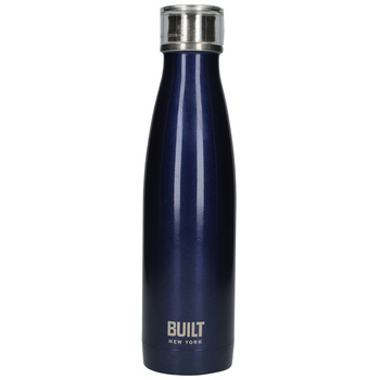 Пляшка металева Built Midnight Blue, з подвійними стінками, синя, 500 мл