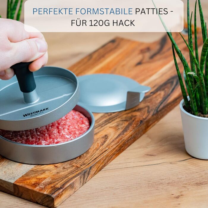 Прес для гамбургерів 12 см з підйомником Uno Plus Westmark