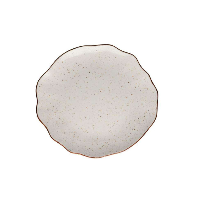 Тарелка мелкая Lubiana Stone age decor 33 см бежевая 4658-6833